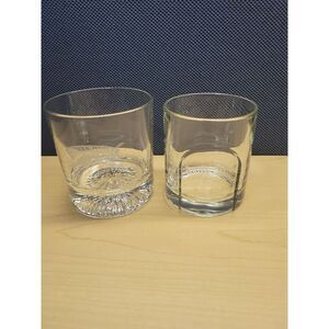 Vintage Chivas Regal 12 Year Etched Cocktail Glass Lot Of 2